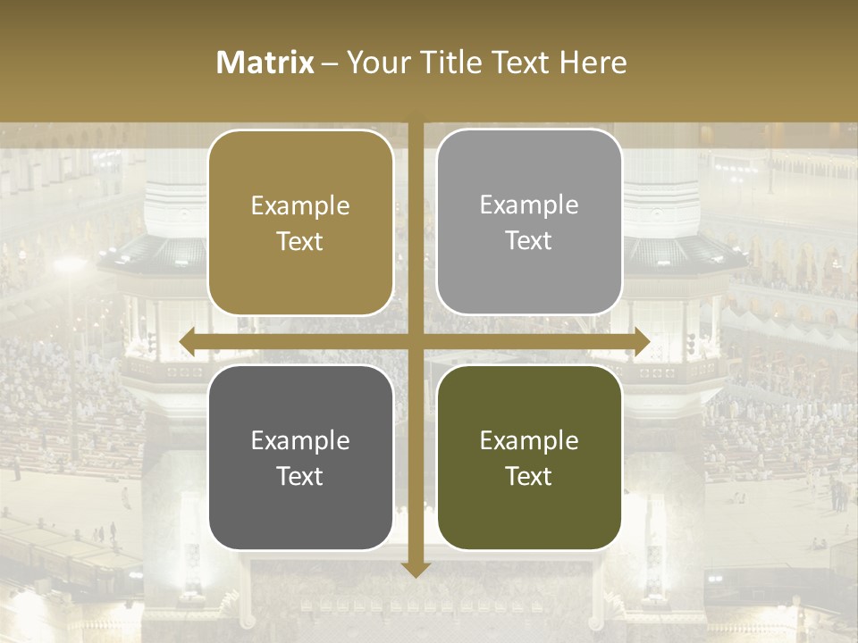 Mecca Ramadan Omrah PowerPoint Template