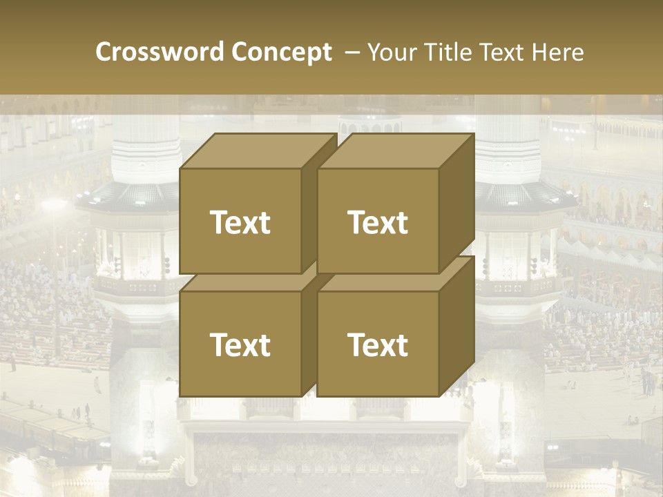 Mecca Ramadan Omrah PowerPoint Template