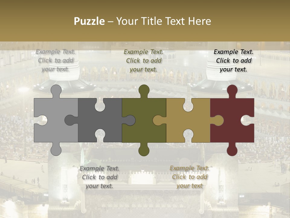 Mecca Ramadan Omrah PowerPoint Template