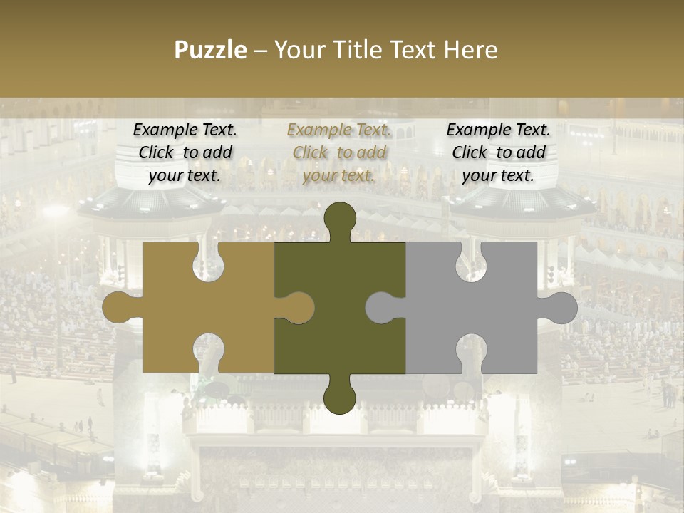 Mecca Ramadan Omrah PowerPoint Template