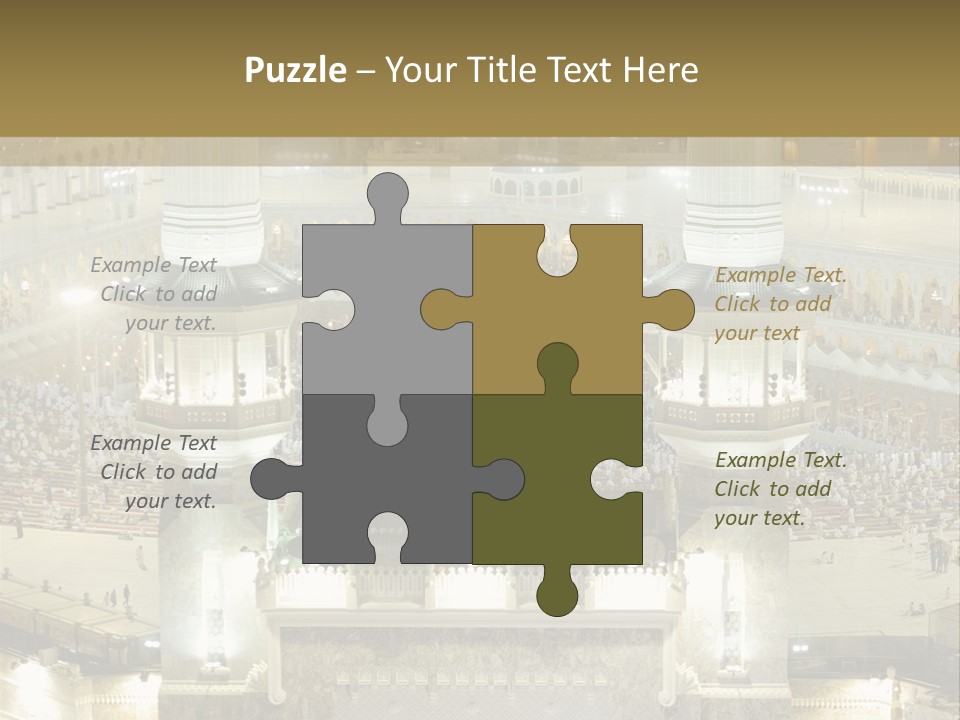 Mecca Ramadan Omrah PowerPoint Template