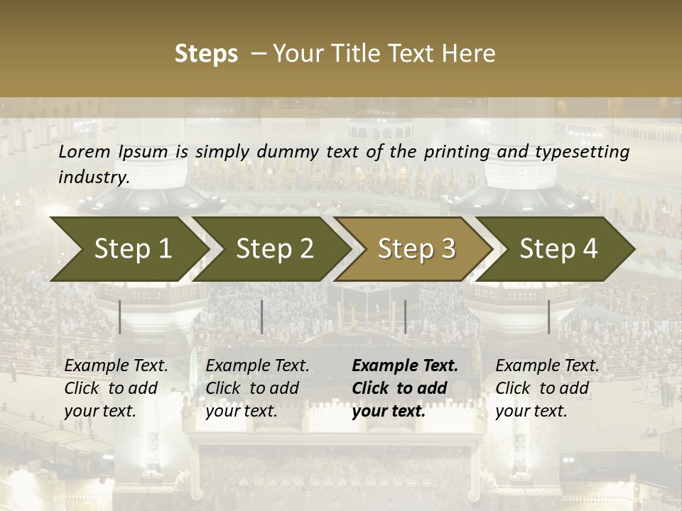 Mecca Ramadan Omrah PowerPoint Template