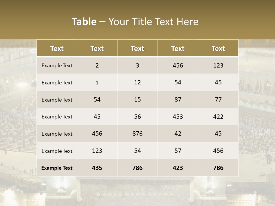 Mecca Ramadan Omrah PowerPoint Template