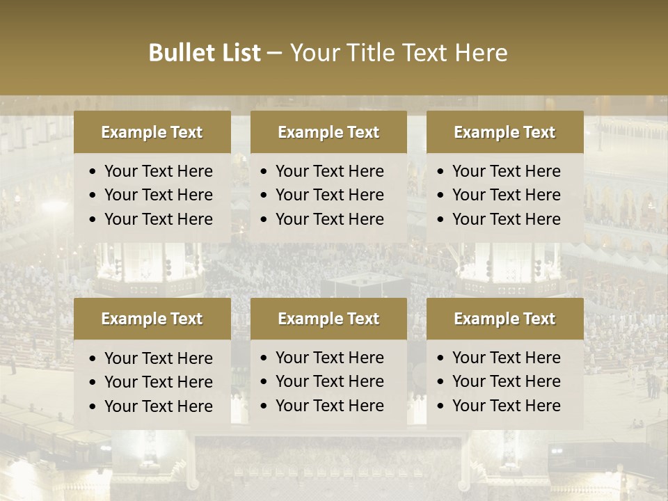 Mecca Ramadan Omrah PowerPoint Template