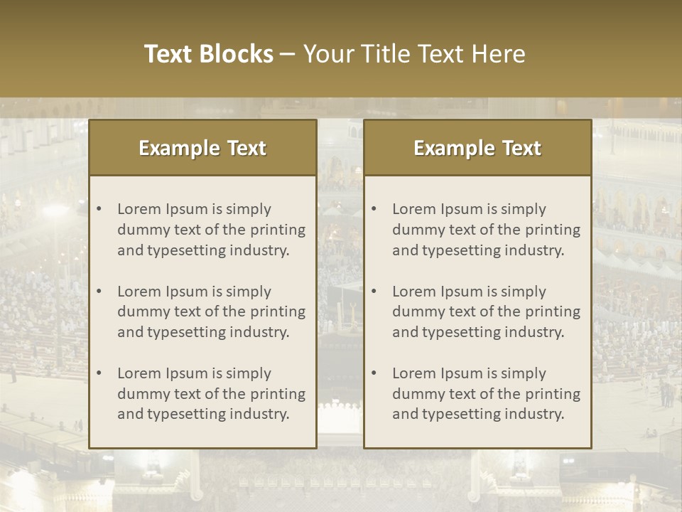 Mecca Ramadan Omrah PowerPoint Template