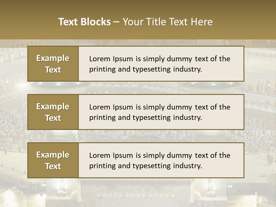 Mecca Ramadan Omrah PowerPoint Template