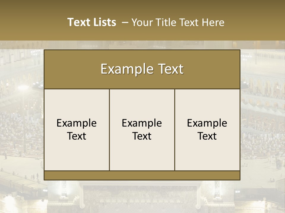 Mecca Ramadan Omrah PowerPoint Template