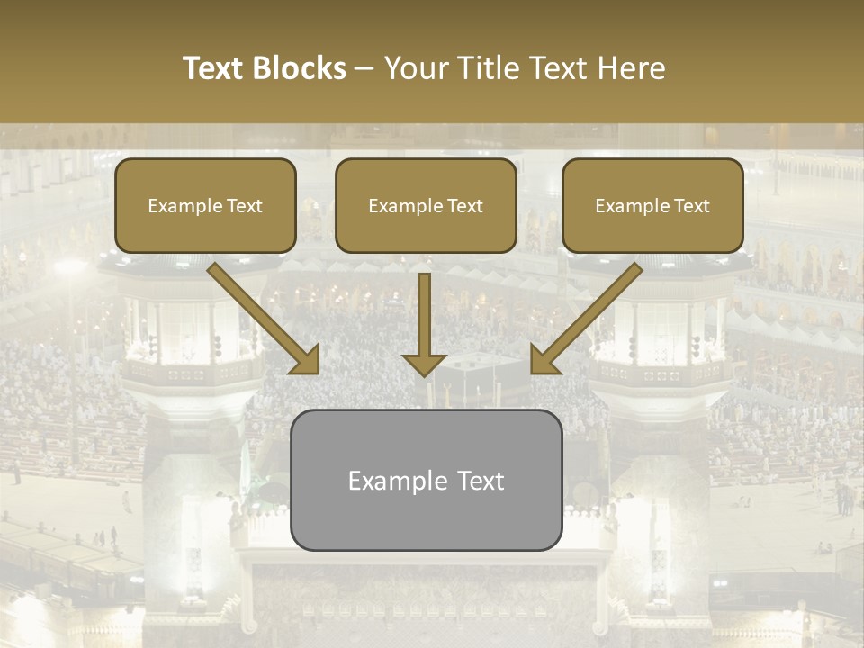 Mecca Ramadan Omrah PowerPoint Template