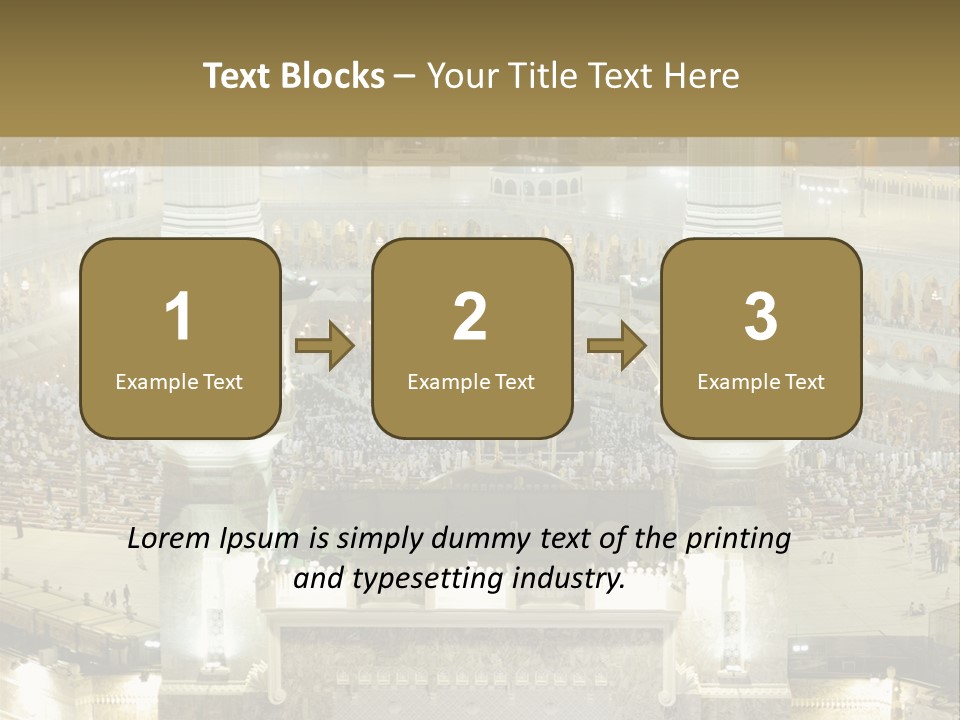 Mecca Ramadan Omrah PowerPoint Template