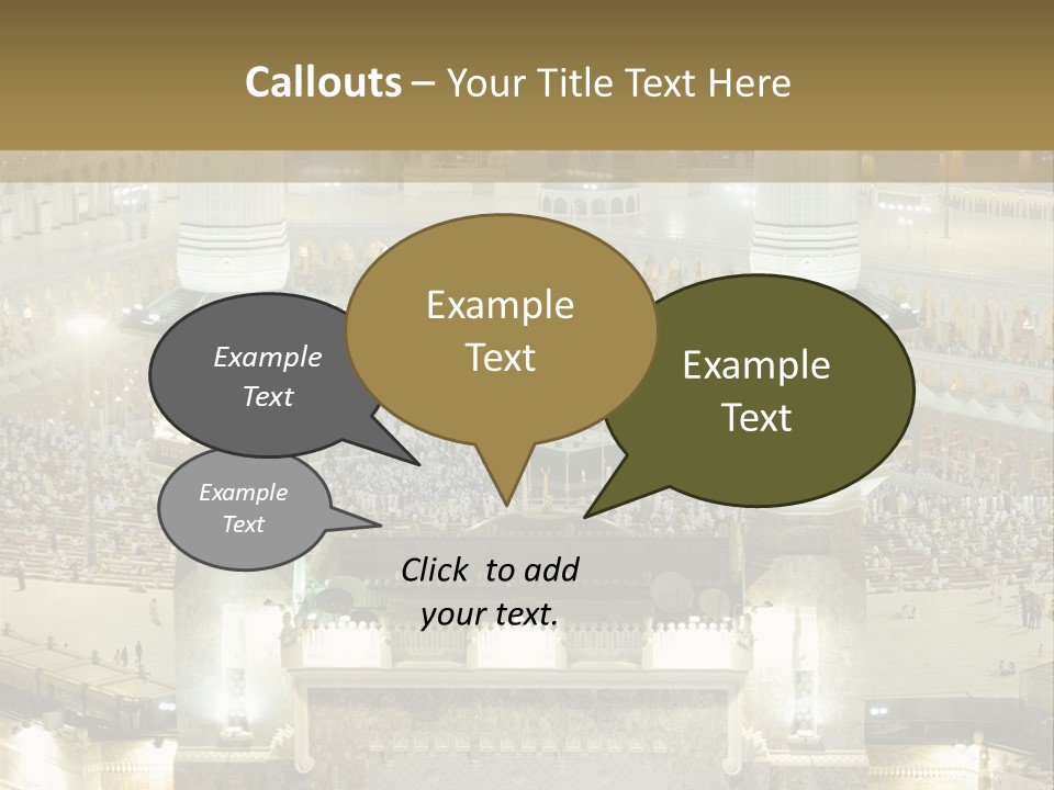 Mecca Ramadan Omrah PowerPoint Template
