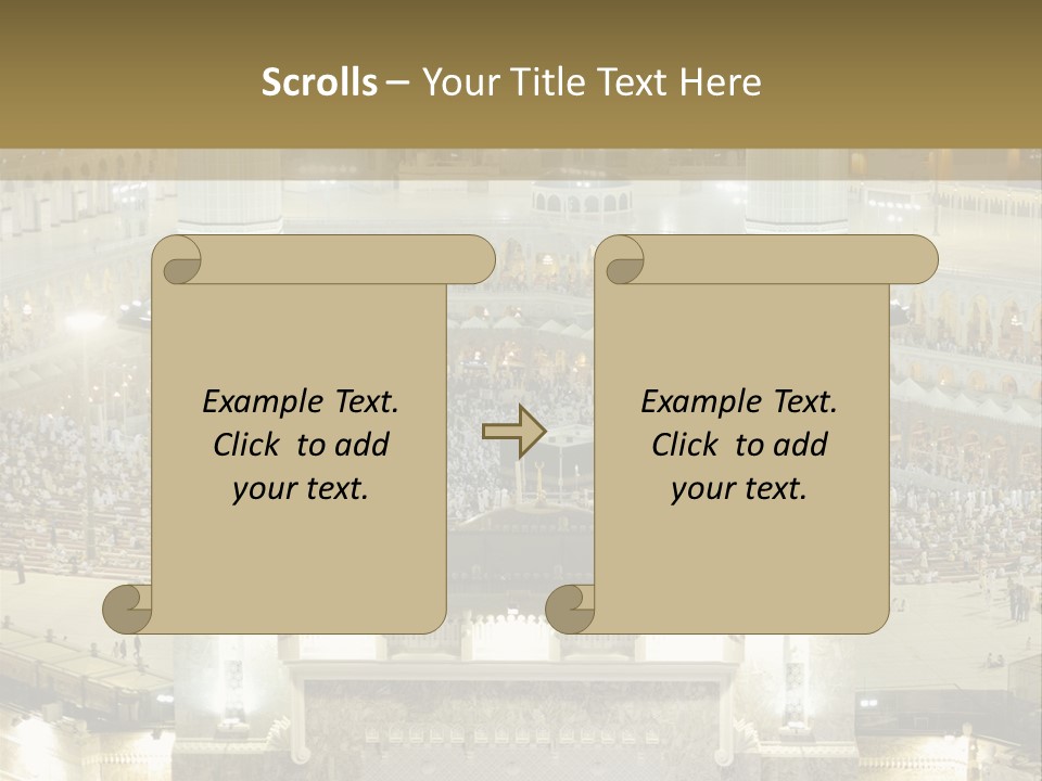 Mecca Ramadan Omrah PowerPoint Template