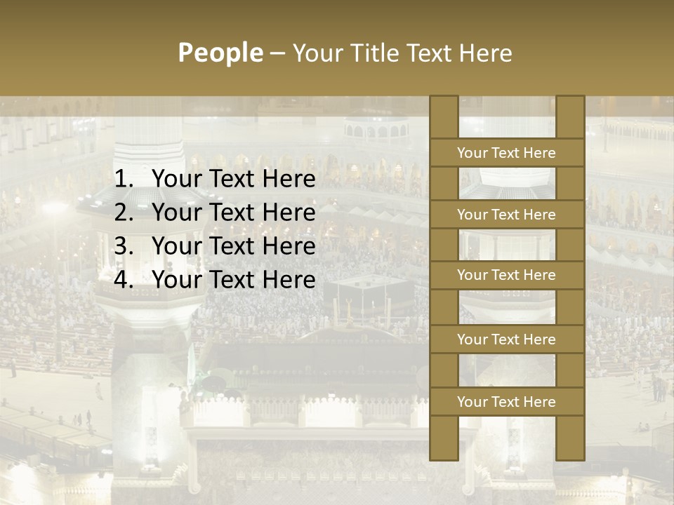 Mecca Ramadan Omrah PowerPoint Template