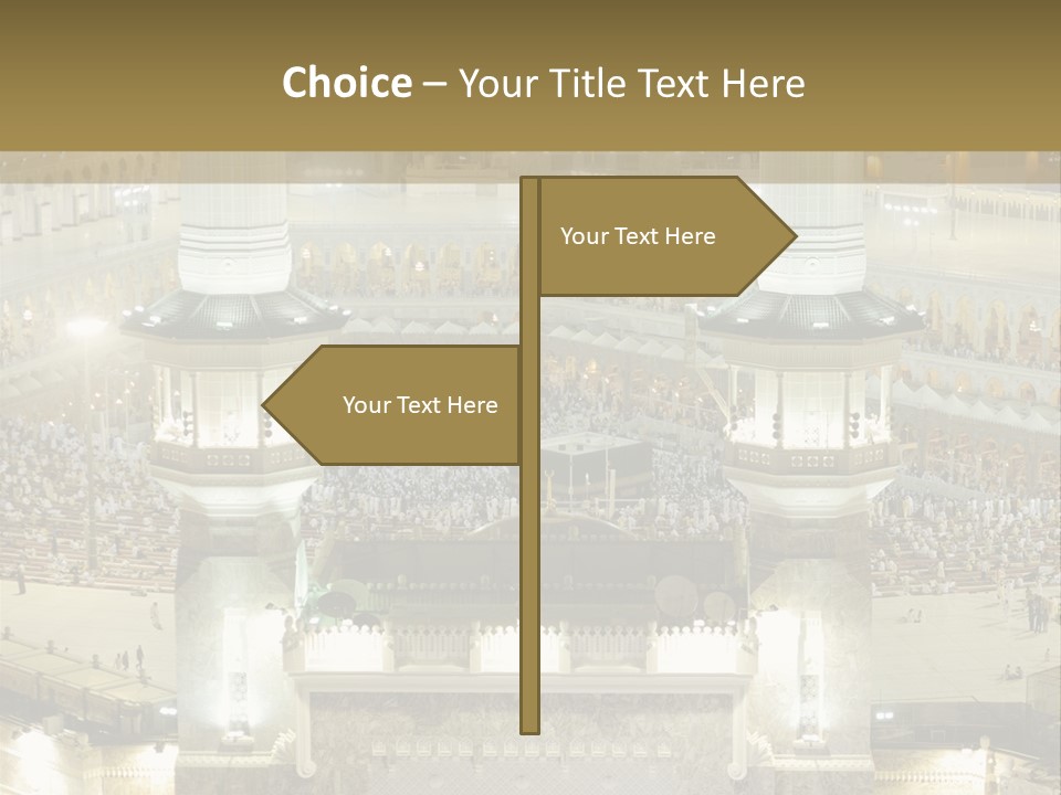 Mecca Ramadan Omrah PowerPoint Template