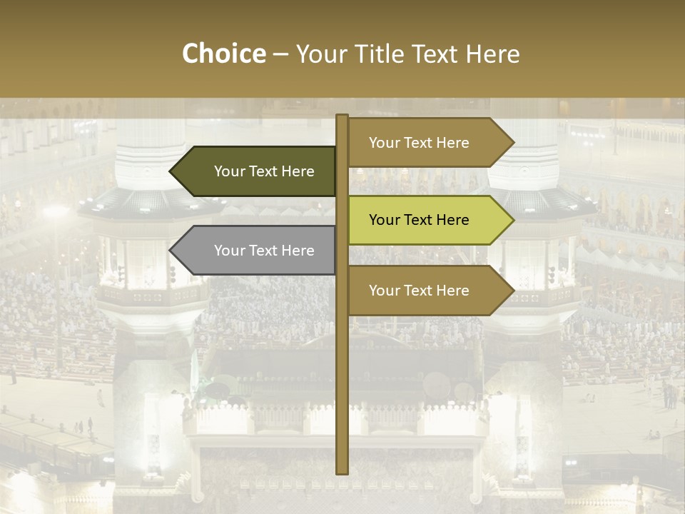 Mecca Ramadan Omrah PowerPoint Template