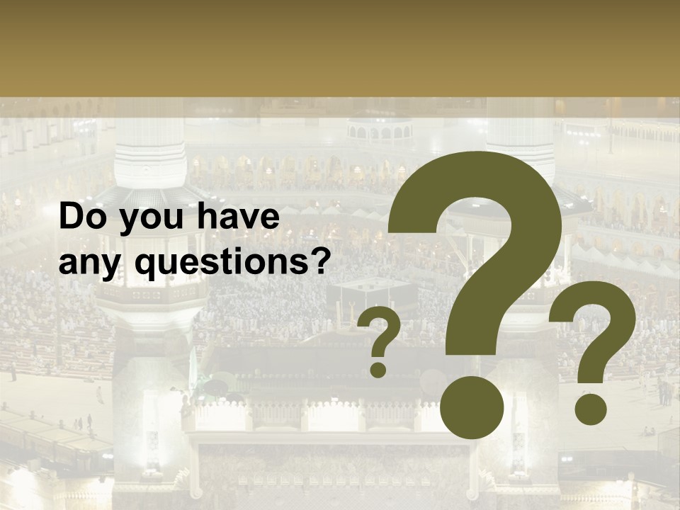 Mecca Ramadan Omrah PowerPoint Template