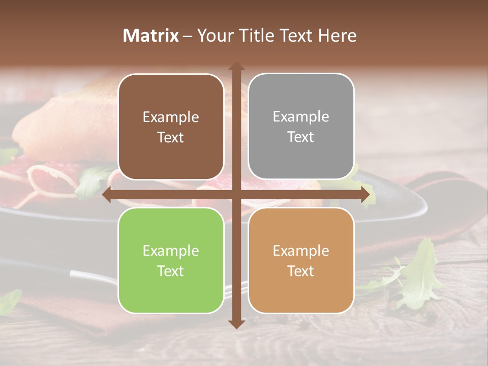 Spanish Wooden Cooking PowerPoint Template