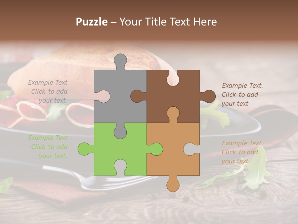 Spanish Wooden Cooking PowerPoint Template