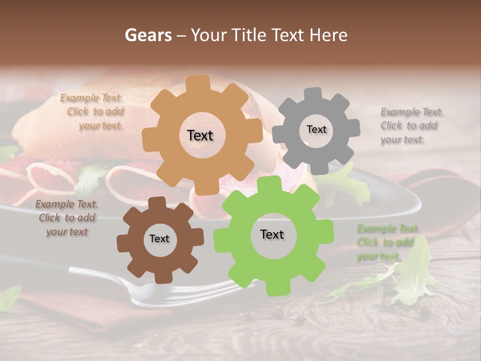 Spanish Wooden Cooking PowerPoint Template