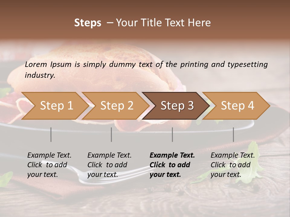 Spanish Wooden Cooking PowerPoint Template