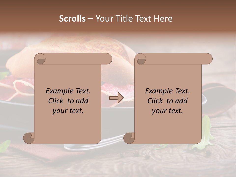 Spanish Wooden Cooking PowerPoint Template