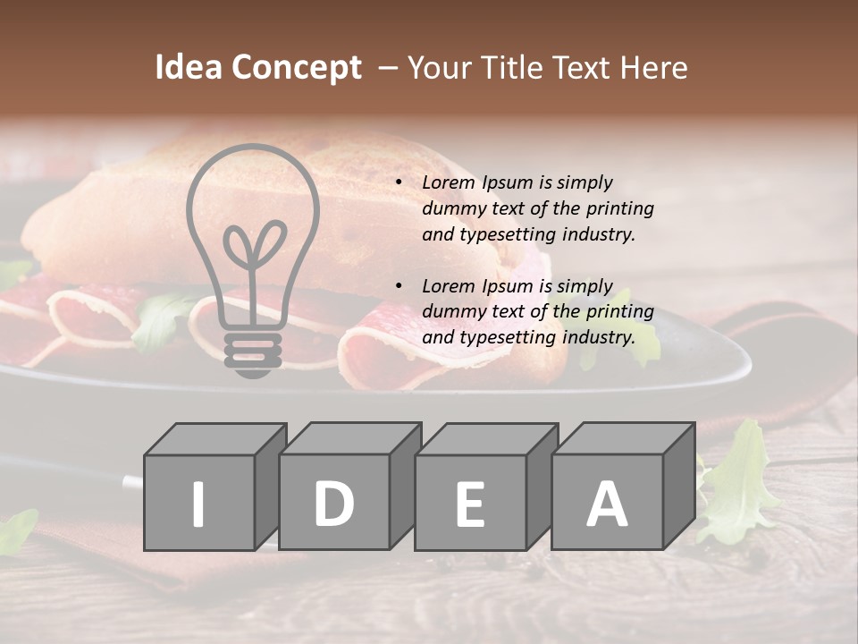 Spanish Wooden Cooking PowerPoint Template