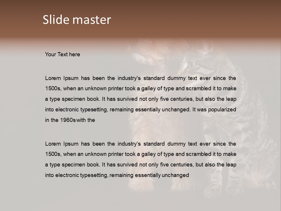 Look Poodle Mix Nature PowerPoint Template