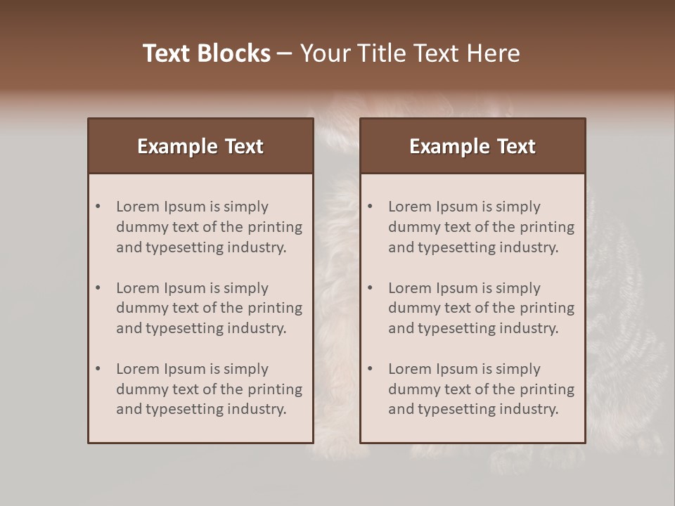 Look Poodle Mix Nature PowerPoint Template