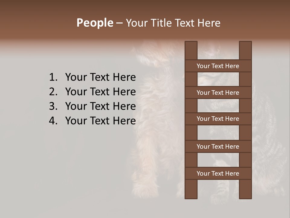 Look Poodle Mix Nature PowerPoint Template