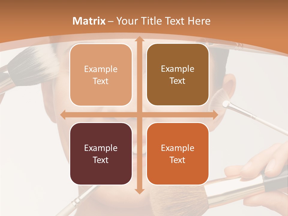 Holding Studio Female PowerPoint Template