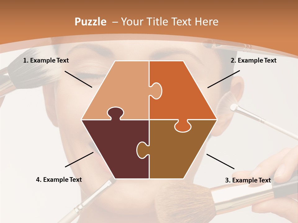 Holding Studio Female PowerPoint Template