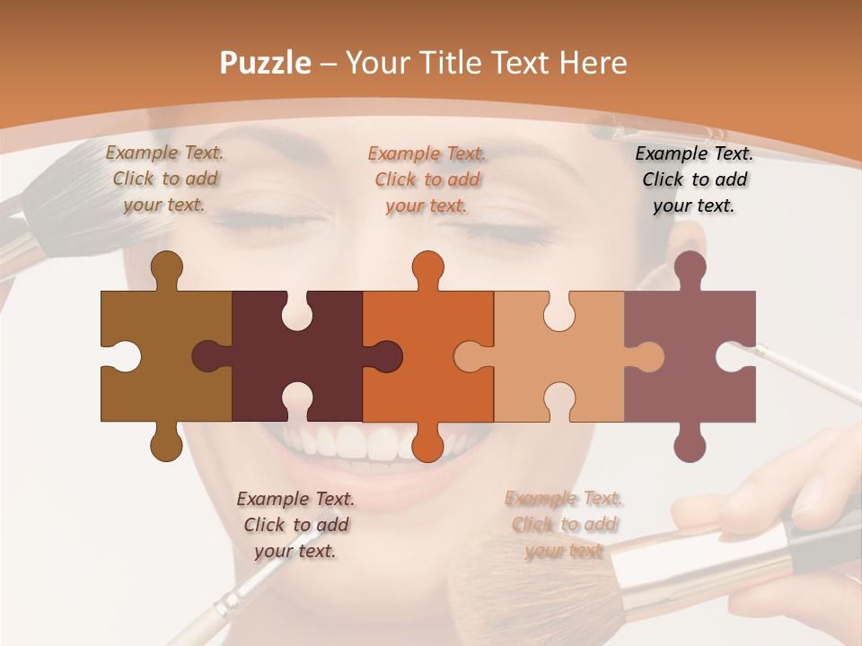 Holding Studio Female PowerPoint Template