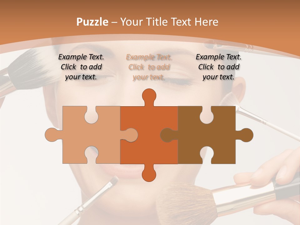 Holding Studio Female PowerPoint Template