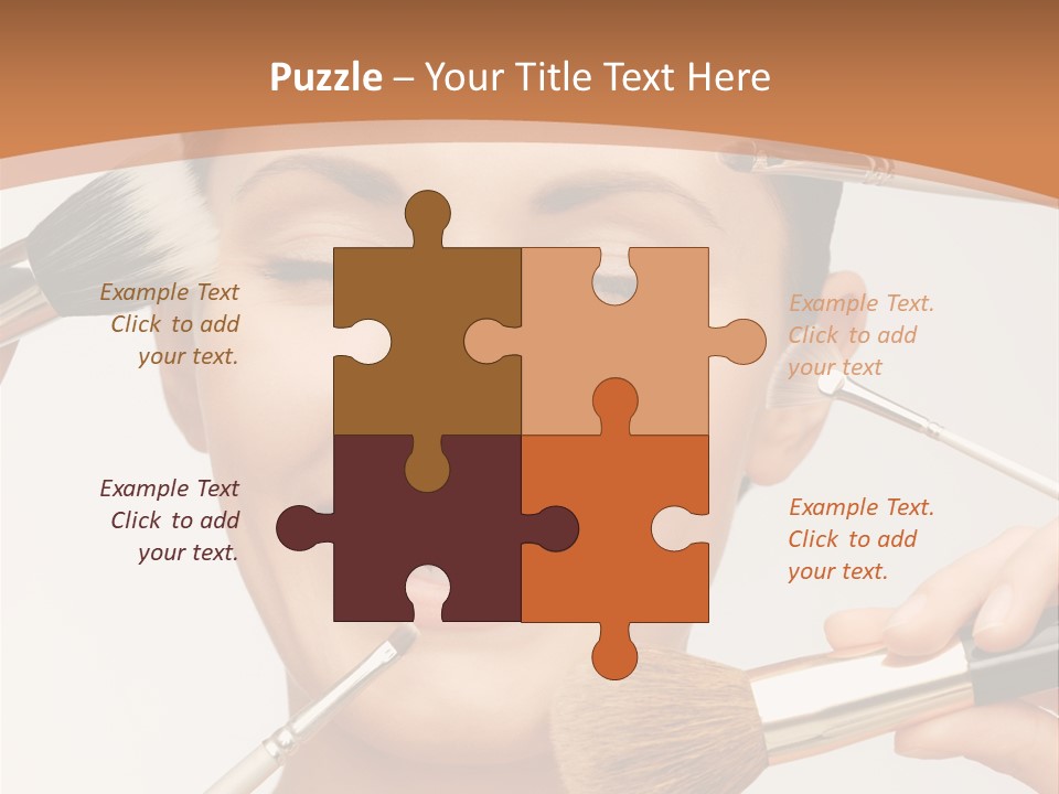 Holding Studio Female PowerPoint Template