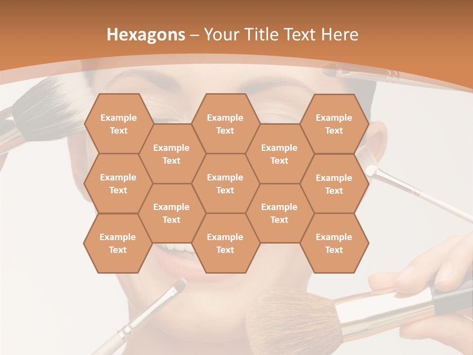 Holding Studio Female PowerPoint Template