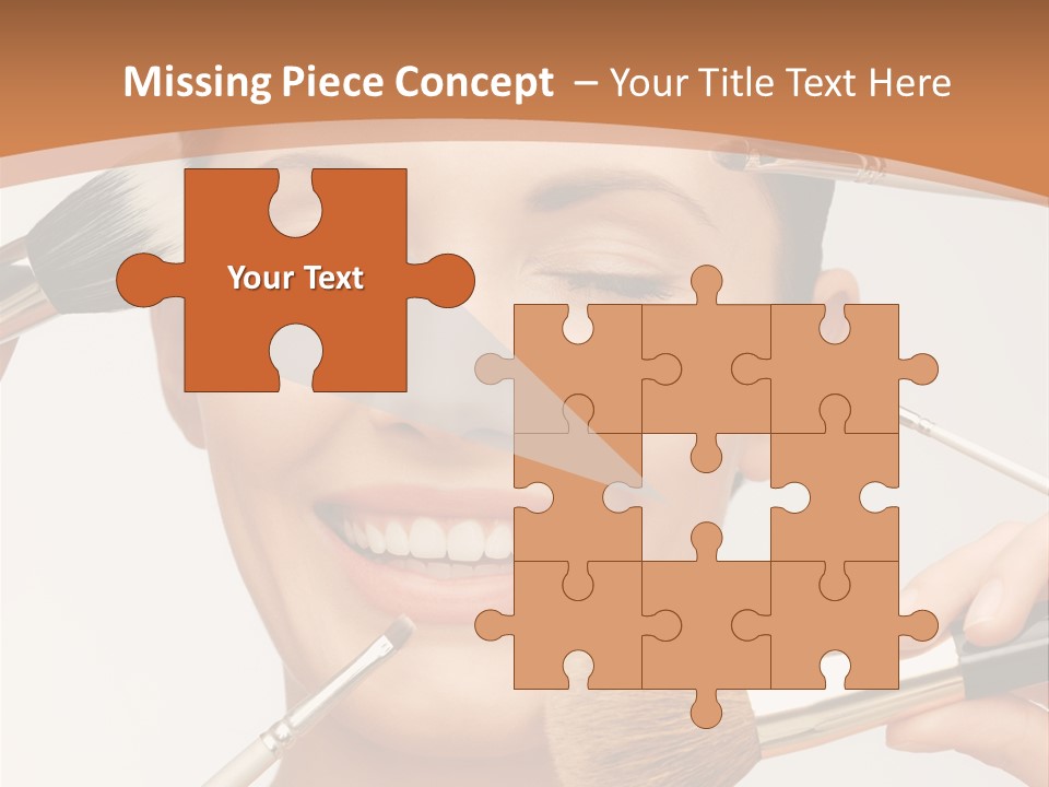 Holding Studio Female PowerPoint Template