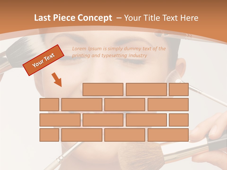 Holding Studio Female PowerPoint Template