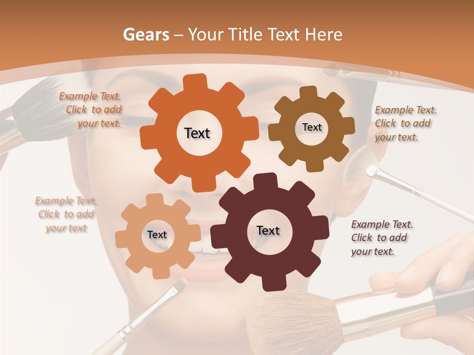 Holding Studio Female PowerPoint Template