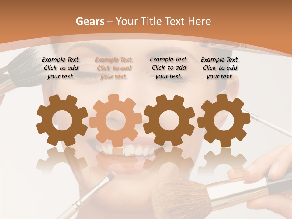 Holding Studio Female PowerPoint Template