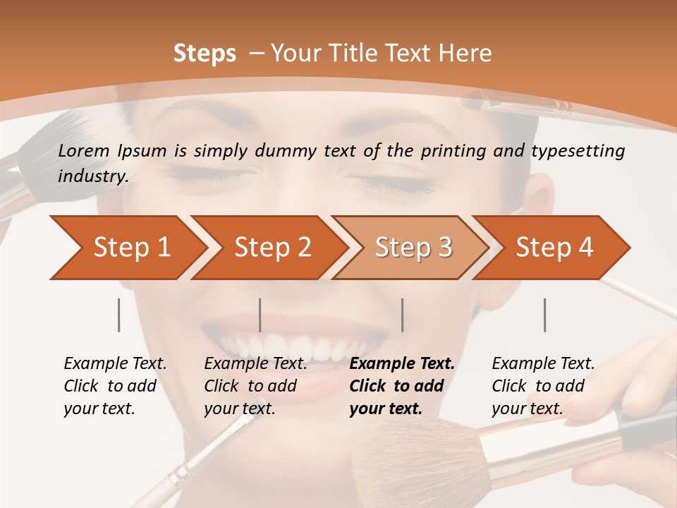 Holding Studio Female PowerPoint Template