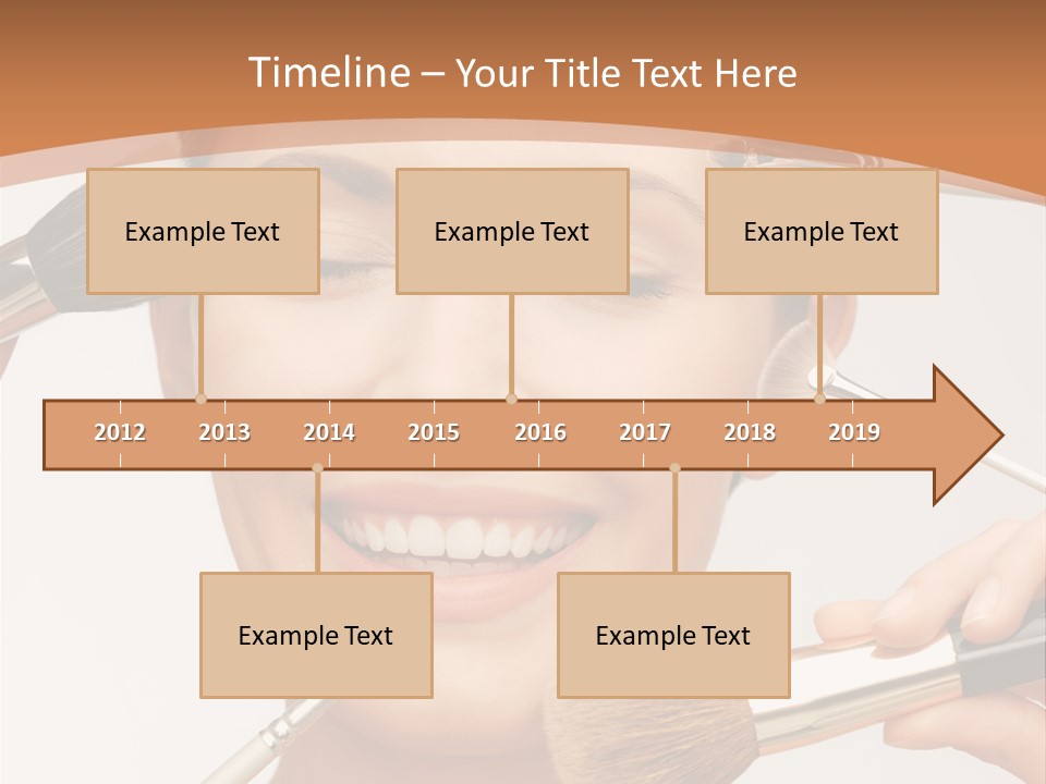 Holding Studio Female PowerPoint Template