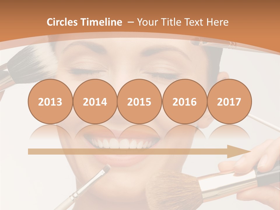 Holding Studio Female PowerPoint Template