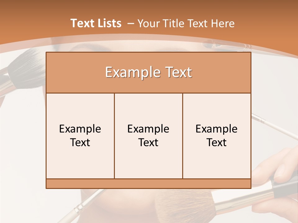 Holding Studio Female PowerPoint Template