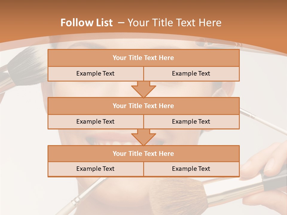 Holding Studio Female PowerPoint Template