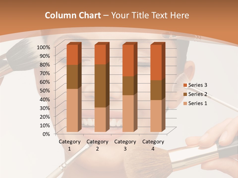Holding Studio Female PowerPoint Template