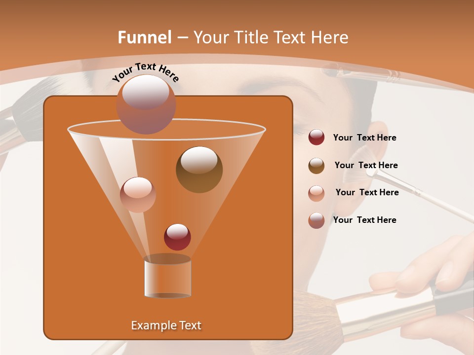 Holding Studio Female PowerPoint Template