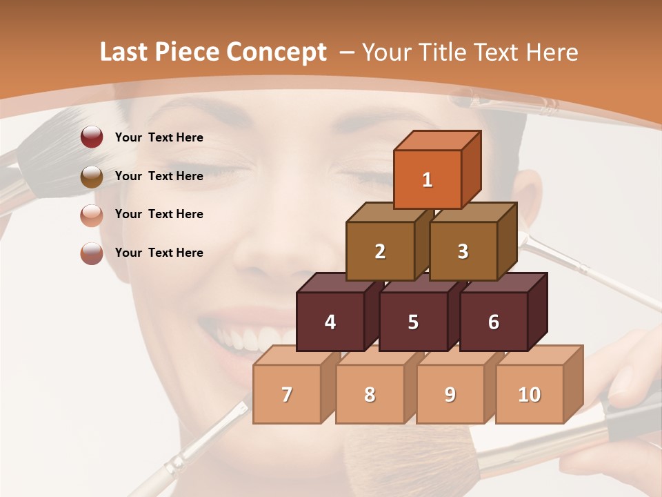 Holding Studio Female PowerPoint Template