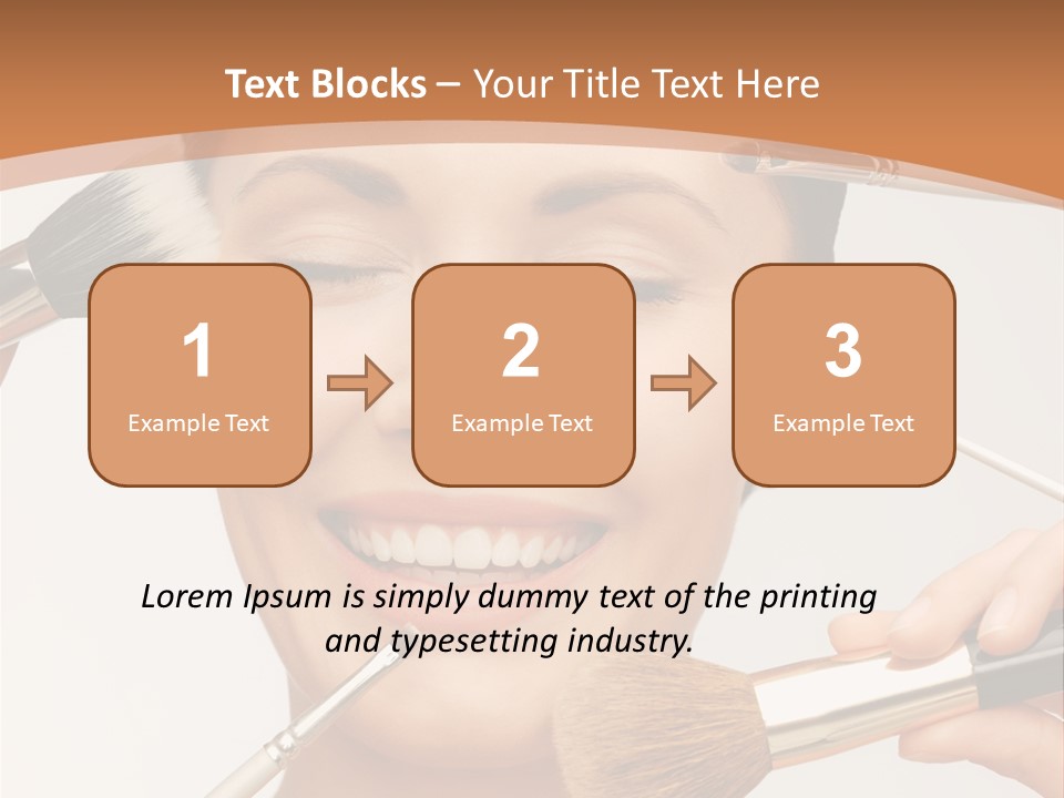 Holding Studio Female PowerPoint Template