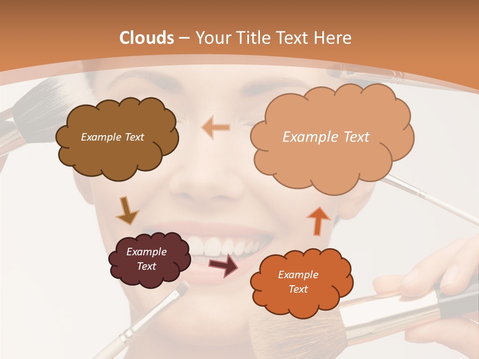 Holding Studio Female PowerPoint Template