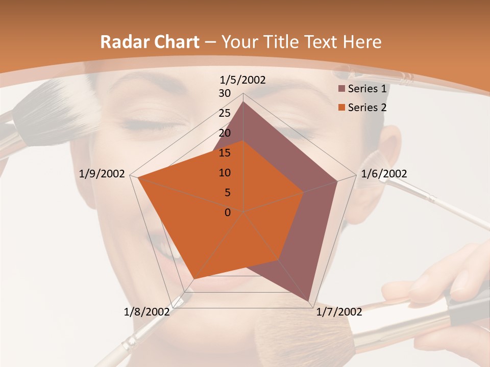 Holding Studio Female PowerPoint Template