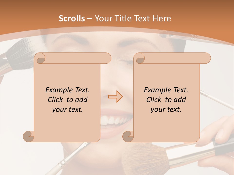 Holding Studio Female PowerPoint Template